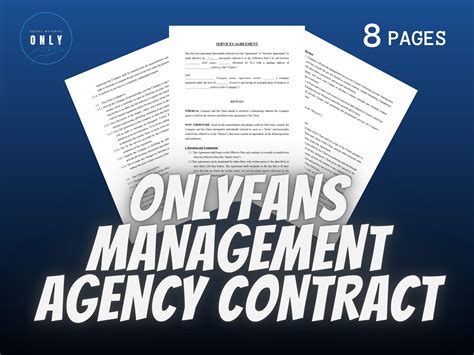 onlyfans manager contract|OnlyFans Management Contract Template: Lawyer Drafted